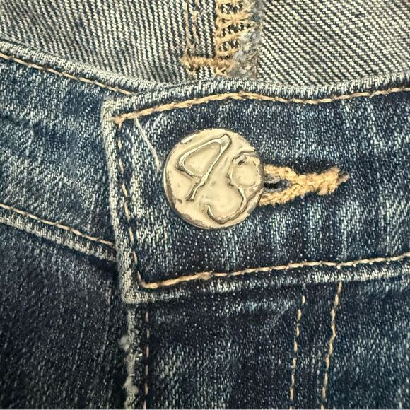 AG Adriano Goldschmied Stilt Crop Cigarette Jeans Women’s Blue Denim - Picture 7 of 10